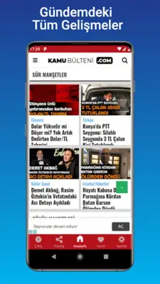 Kamu Bülteni android App screenshot 1