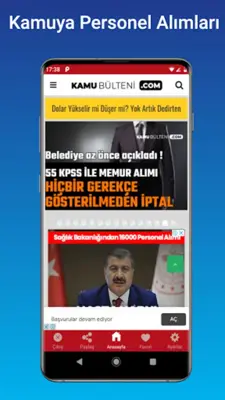 Kamu Bülteni android App screenshot 3