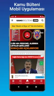 Kamu Bülteni android App screenshot 4